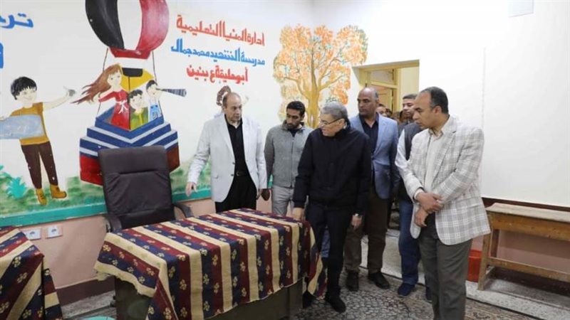 محافظ المنيا يتفقد