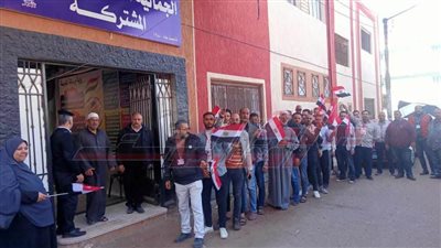 طوابير أمام اللجان الانتخابية بالدقهلية وظهور الشرطة النسائية لتأمين الناخبين