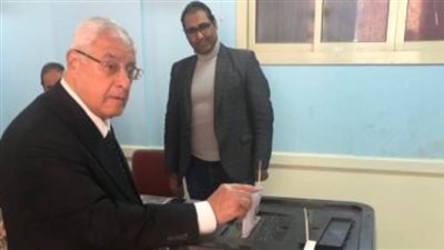 عاجل.. المستشار عدلي منصور يدلي بصوته في الانتخابات الرئاسية 2024 