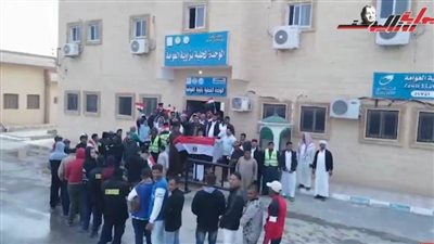 أهالي مطروح بلجنة الوحدة المحلية بزاويه العوامه الضبعة مطروح