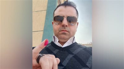 عمرو الخشاب محلل أداء فريق الداخلية يدلي بصوته في الانتخابات الرئاسية