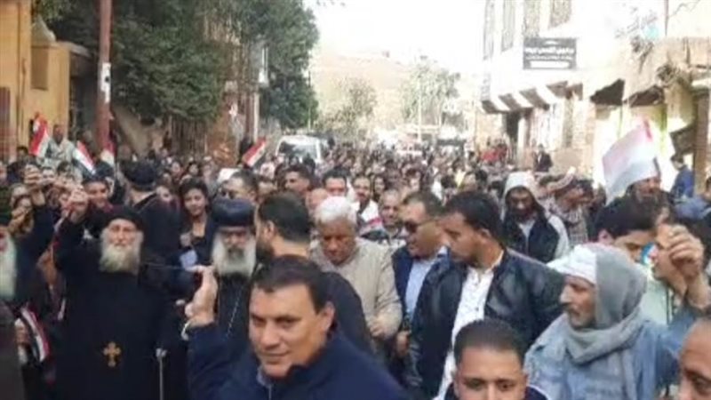 مسيرة لمطران ديرمواس