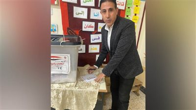 إيهاب الكومي يُدلي بصوته في الانتخابات الرئاسية 2024