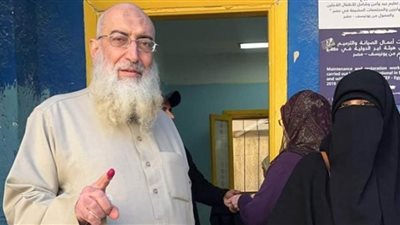 الشيخ ياسر برهامي يدلي بصوته في الانتخابات الرئاسية ٢٠٢٤ 