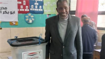 ربيع ياسين يُدلي بصوته في الانتخابات الرئاسية 2024 