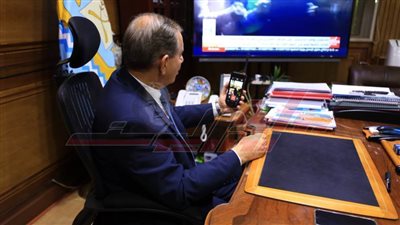 محافظ كفر الشيخ يتابع سير الانتخابات الرئاسية عبر الشبكة الوطنية الموحدة