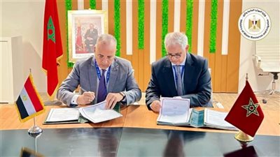 وزير الري ونظيره المغربي يوقعان مذكرة تفاهم بين مصر والمغرب في مجال الإدارة المستدامة للموارد المائية