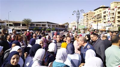 مسيرات حاشدة بدمنهور لدعم المشاركة السياسية في الانتخابات الرئاسية