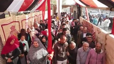 عظيمات مصر ينافسن رجالها في الحرص على التصويت في الانتخابات بشبين القناطر 