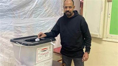 عماد النحاس يدلي بصوته في الانتخابات الرئاسية 2024