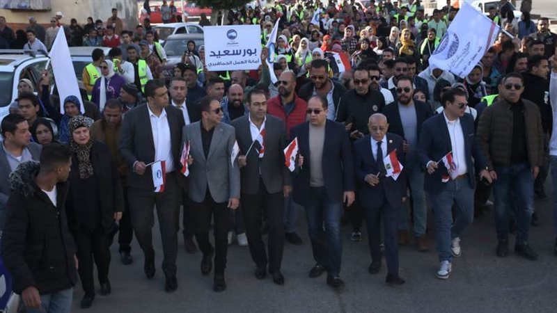 مسيرة حاشدة ببورسعيد