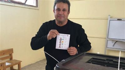 أيمن منصور يُدلي بصوته في الانتخابات الرئاسية 2024