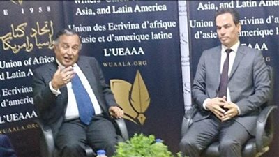نبيل فهمي في محاضرة باتحاد كتاب إفريقيا وآسيا: موقع مصر الجغرافي ومركزها في العالم مهم ولا يمكن فصلها عن الوضع الإقليمي والدولي