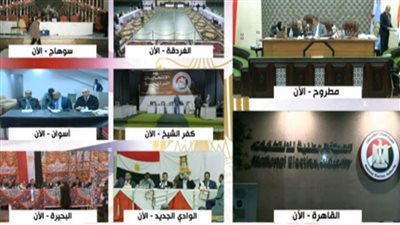 عدد من اللجان العامة بالمحافظات يعلن الحصر العددي لأصوات الناخبين في اللجان الفرعية