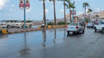 أمطار خفيفة إلى متوسطة بالإسكندرية والصرف يعلن استمرار الطوارئ