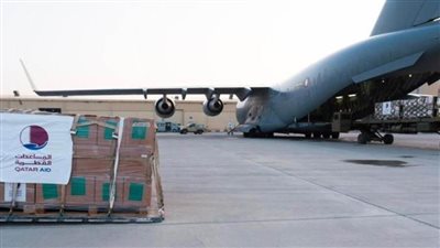طائرة مساعدات قطرية تتوجه إلى العريش لدعم الفلسطينيين في غزة