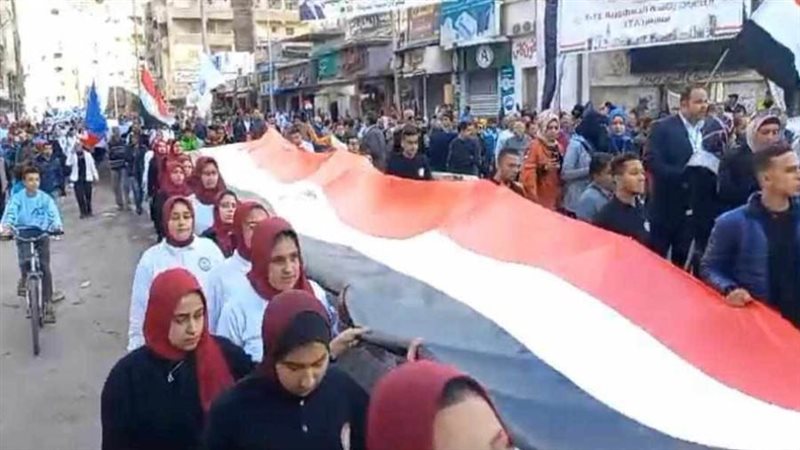 مسيرات حاشدة في قرى