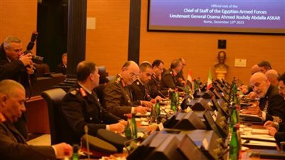 رئيس الأركان يعود إلى أرض الوطن بعد انتهاء زيارته الرسمية لدولة إيطاليا