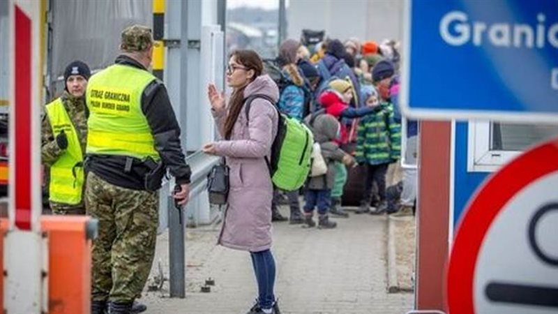 اللاجئين الأوكرانيين