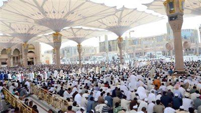 المسجد النبوي يستقبل أكثر من ٥ ملايين مصلٍ خلال الأسبوع الماضي