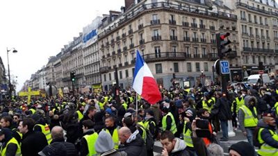 مظاهرات في باريس للمطالبة بوقف فوري ودائم لإطلاق النار في غزة