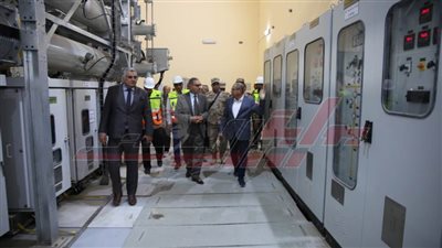 محافظ كفر الشيخ يتفقد محطة محولات الكهرباء الرئيسية بغرب العاصمة