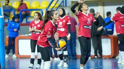 سيدات طائرة الأهلي يواجه وادي دجلة في الدوري