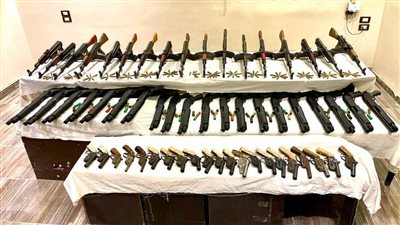 ضبط 47 قضية سلاح ومخدرات وتنفيذ 1479حكمًا قضائيًا في حملات أمنية بأسيوط ودمياط وأسوان