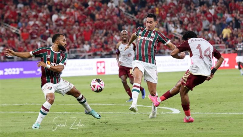 لقطة من مباراة الأهلي