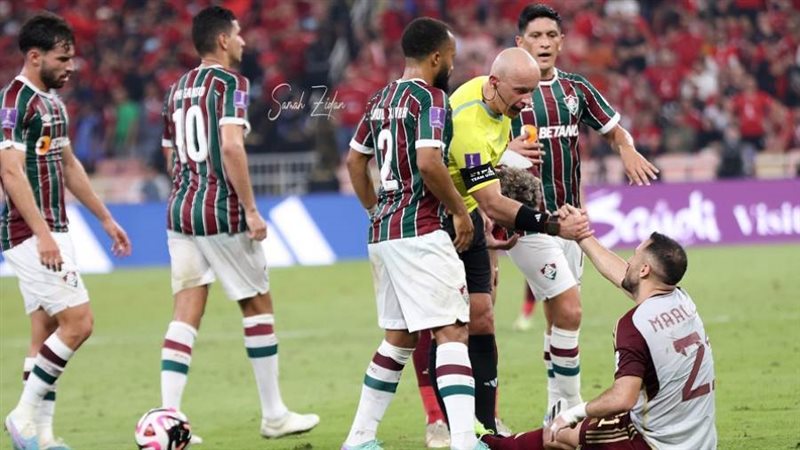 لقطة من مباراة الأهلي