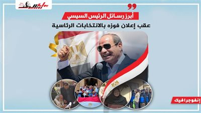 أبرز رسائل الرئيس السيسي عقب إعلان فوزه بالانتخابات الرئاسية
