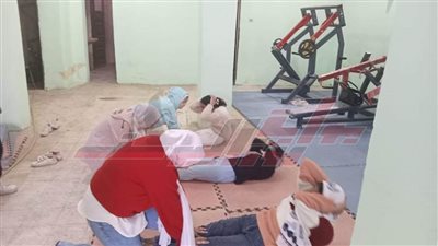 مسابقة رياضية لتحسين قوام المرأة بشباب سيدي غازي في كفر الشيخ