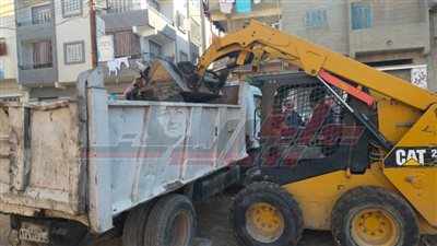 رفع 140 طن قمامة من شوارع وميادين عاصمة كفر الشيخ 