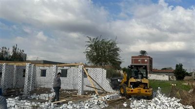 تنفيذ عدة حملات لإزالة ١٨حالة تعدٍّ على الأراضي الزراعية بمساحة ٩ قراريط