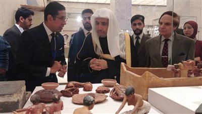 متحف الحضارة يستقبل رئيس رابطة الجامعات الإسلامية 