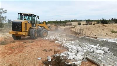 تنفيذ عدة حملات لإزالة ١٦ حالة تعدٍّ على الأراضي الزراعية بمساحة ٦ قراريط