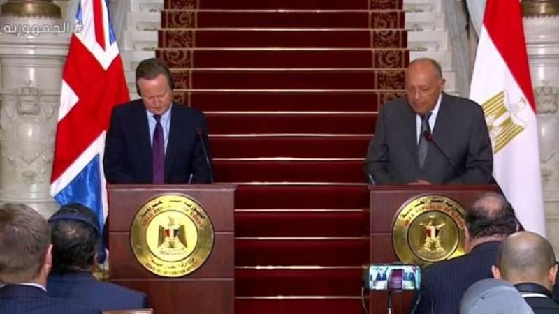 وزيرا الخارجية سامح