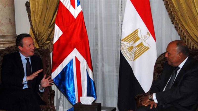 شكري ونظيره البريطاني