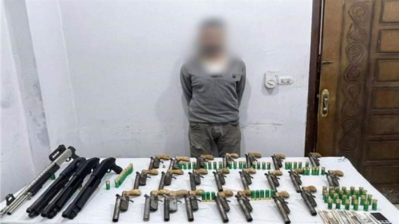 المتهم والمضبوطات