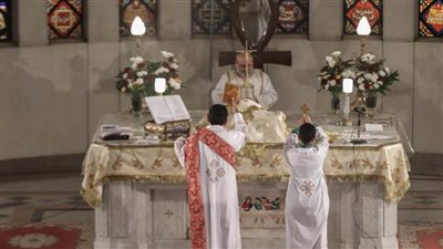 على الأرض السلام وبالناس المسرة.. شاهد احتفالات الأقباط بعيد الميلاد