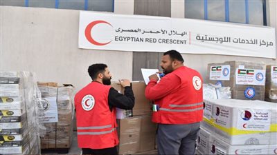 الهلال الأحمر: 790 شابا متطوعا من شمال سيناء لإغاثة أهالي غزة