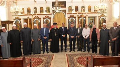 محافظ الدقهلية يهنئ الأخوة الأقباط بعيد الميلاد المجيد