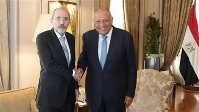 شكري ونظيره الأردني يبحثان أمن الملاحة في البحر الأحمر