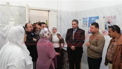 وكيل مديرية الصحة بكفر الشيخ يتفقد مستشفى فيصل سعود 