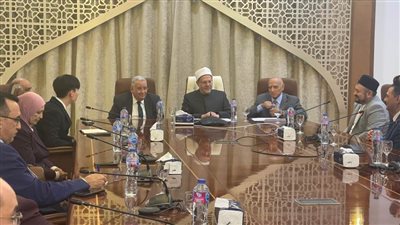 مفتي الجمهورية يستقبل وفدًا أوزبكيًّا برئاسة رئيسة لجنة مجلس الشيوخ بمجلس الوزراء بأوزبكستان