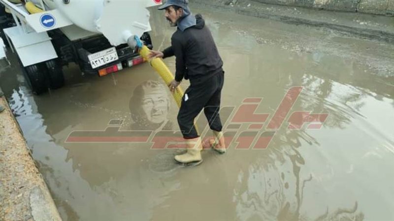 رفع مياه الأمطار