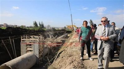 محافظ كفر الشيخ يتابع أعمال رصف وتوسعة ورفع كفاءة دائري العاصمة