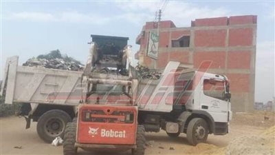 رفع 88 طن قمامة ومخلفات بمدينة قلين في كفر الشيخ