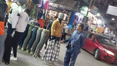 حملات مكبرة لرفع الإشغالات بحرم الطريق بالمنيا