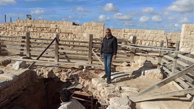 جولة ميدانية لمدير آثار الإسكندرية بمنطقة آثار ابومينا ببرج العرب 